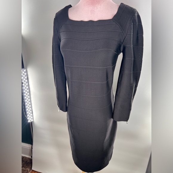 EUC INC Long Sleeve Bandage Dress - Picture 3 of 11
